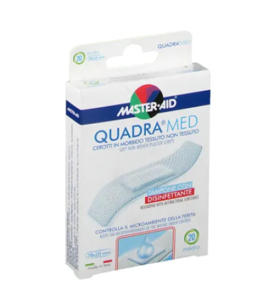 Master-Aid® Quadra Med® 78 x 20 mm Medio 20 pz