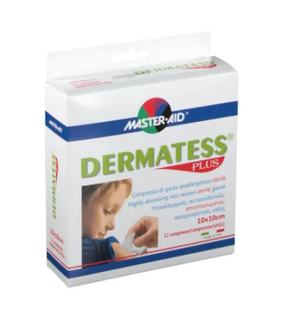 Master-Aid® Dermatess® Plus 10 x 10 cm Garza ipoallergenica sterile