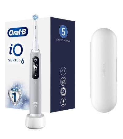 Oral-B iO - 6 - Spazzolino Elettrico Grigio Designed By Braun