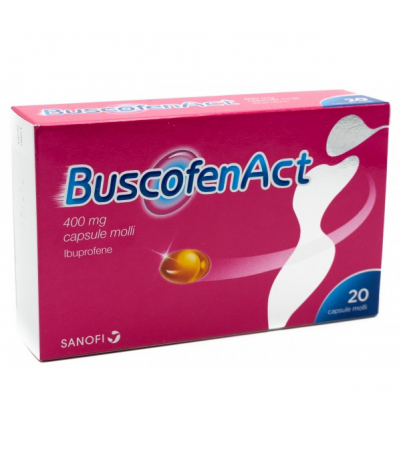 BuscofenAct 400mg Ibuprofene 20 capsule molli