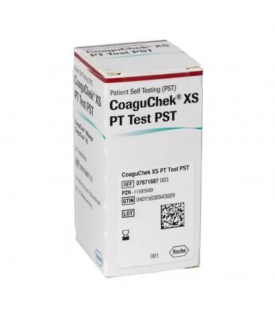 Coaguchek XS PT Test PST 24 strisce reattive