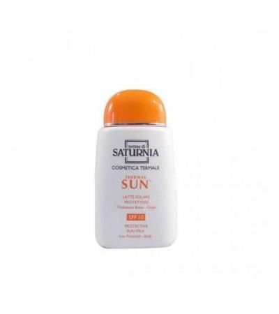 LATTE SOLARE PROTETTIVO SPF 10-CORPO TERME DI SATURNIA