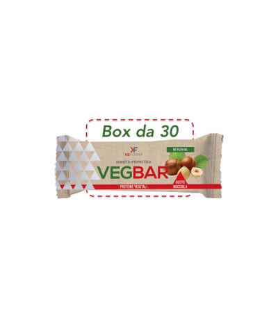 VegBar KeForma box da 30x40 g. gusto Nocciola